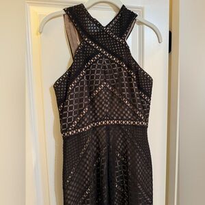 BCBG long black formal gown